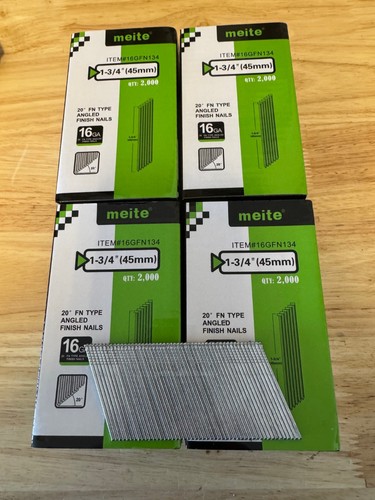 16 gauge angled - 1-3/4",