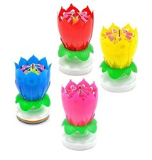 Birthday Candle Musical Lotus