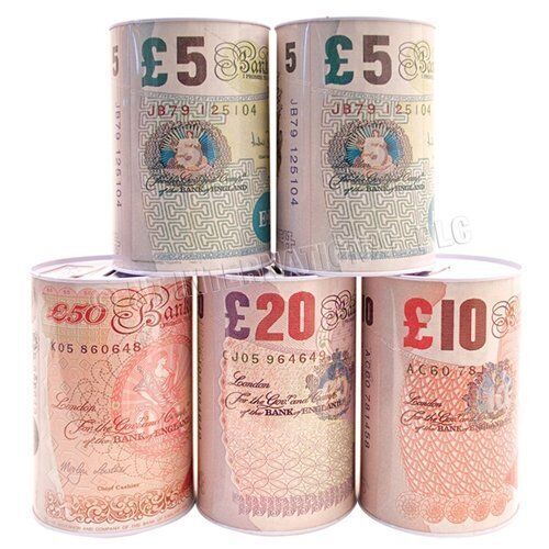 Pound money coin jar - x, £5