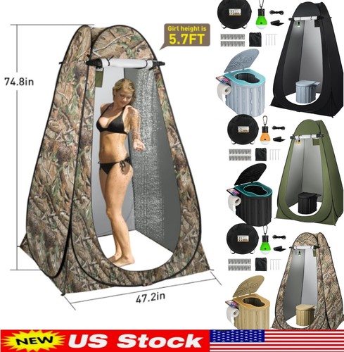 Portable camping toilet - portable,