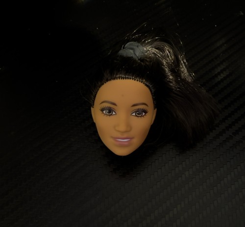 Barbie soccer player doll head - player,