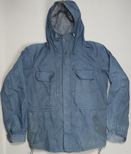 Barbour x Tokito Summer Bicycle Jacket Mens Large Navy Blue Hooded Biker Coat