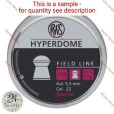 SAMPLE RWS HYPERDOME LEAD FREE .22/5.5mm (Qty 30) FREE P&P S253