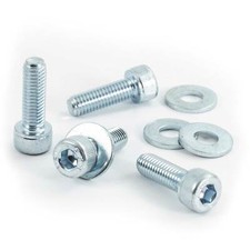 Bucket Seat Mounts/Mounting Bolt Kit - 4 x M8 x 35mm Bolts & 4 x M8 Flat Washers