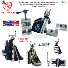 New Vertical Milling Lathe Attachments With Self Centering And Grinding Vice UK