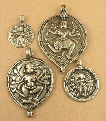Goddess kali old - , silver