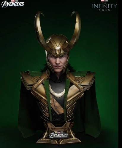 Loki statue bust queen studios - statue,