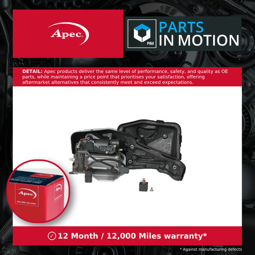 Air suspension compressor - suspension, fits