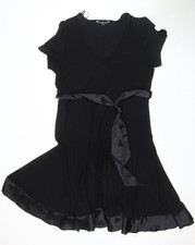 Debenhams Women's Black A-Line Short Dress