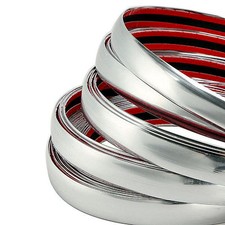 Silver Chrome Car Styling Tuning Moulding Strip Trim Self Adhesive Tape 6 - 55mm