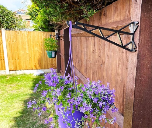 Hanging basket bracket - bracket, for