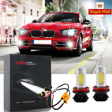 FOR BMW 5 Series F10 F11 Xenon White LED Fog lights Kit-H11 H9 H8 ERROR FREE