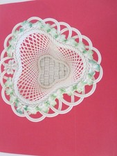 belleek shamrock basketweave