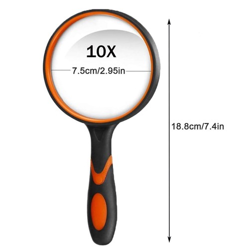 Magnifying glass 10x - glass,,