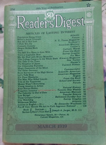 Reader digest magazines lot - reader's,