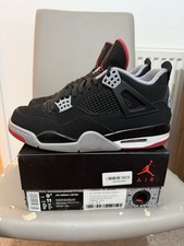 Air Jordan 4 Bred 2019 UK 8.5