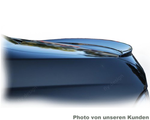 Black painted slim spoiler - painted,