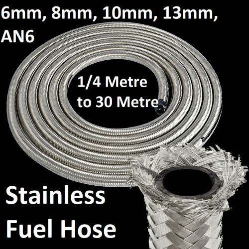 Stainless steel braided - steel, hose