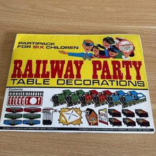 Vintage trains table - vintage,