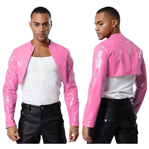 Mens glossy leather - pu,