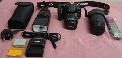 Canon eos 450d slr with - canon,