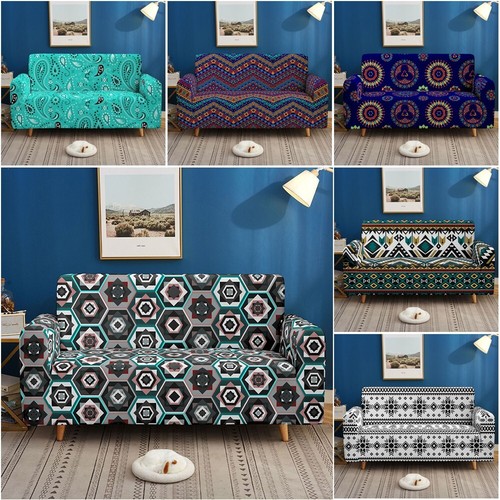 Flower slipcover sofa cover - 3d,