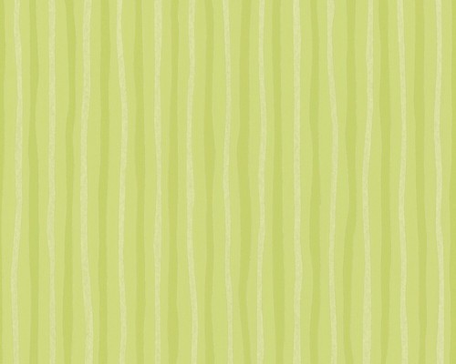 Lime green wavy stripe fleece - green,