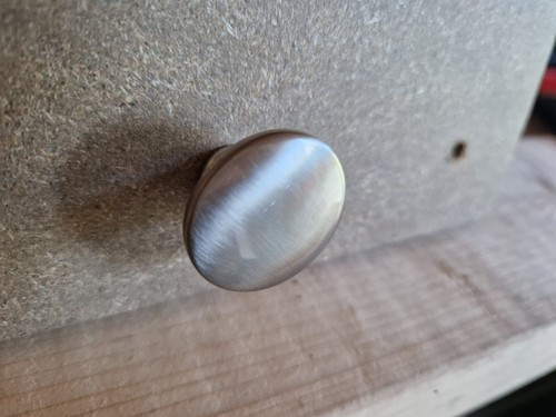 50x round brushed knob button - knob,