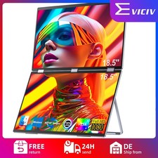 Eviciv 18.5 1080P Dual Portable Monitor For Laptop Screen Extender Display A