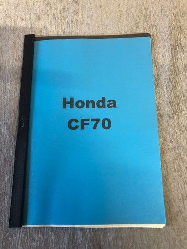 Honda cf70 owners manual - cf70,