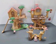 Sylvanian Families Village Adventure Tree House with Figures Bundle Job Lot Rare