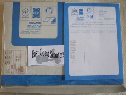 Genuine vespa engine gasket - vespa, t5