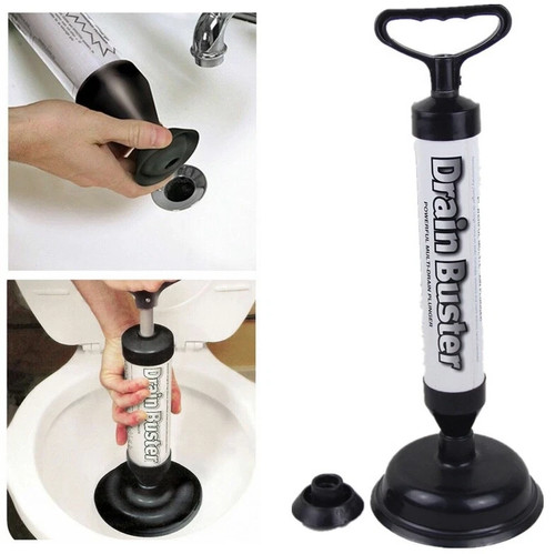 Toilet plunger drain buster - toilet,