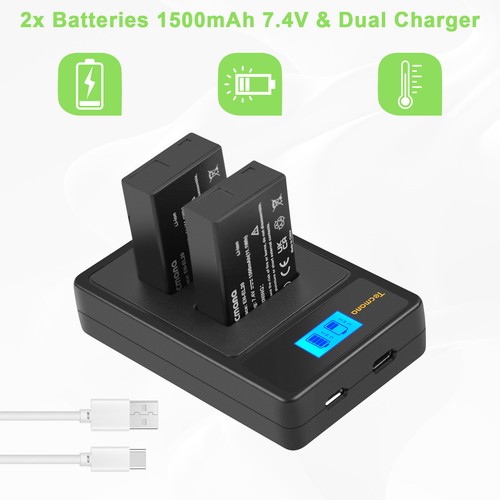 2pcs battery dual charger - 2pcs, for