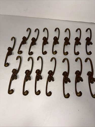 Vintage brass monkey hanging - vintage,