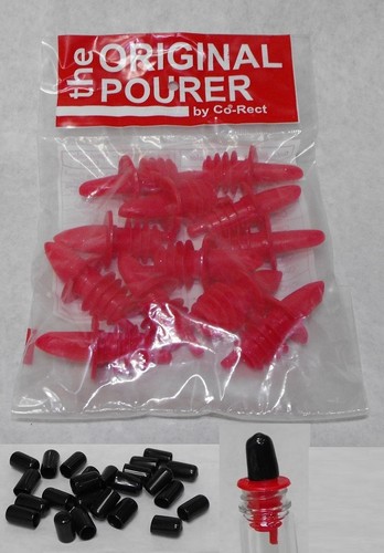 Red pour spouts - pour, &