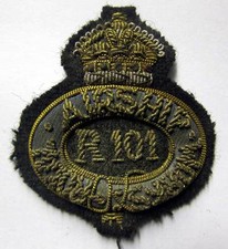 R101 Officers Cap Badge R100