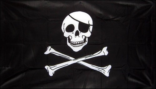 Pirate skull and crossbones - skull, &
