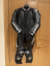 Dainese Motorcycle One Piece Leather Suit Size 50