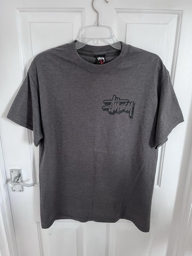 Vintage stussy logo grey - vintage,