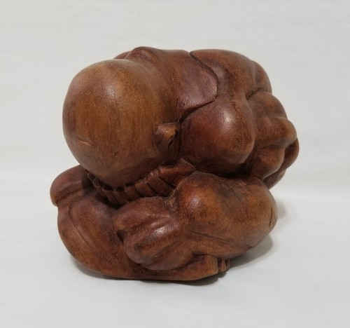 Hand carved wooden weeping - hand,
