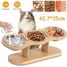 15° Tilted Cat Bowls Elevated