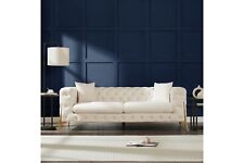 Velvet Fabric Chesterfield Sofa Range 3 Seater, 2 Seater Armchair