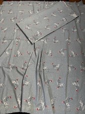 Two Vanessa Arbuthnott Linen Mix Fabric Pieces Each (With Seam) 218 x 208cm