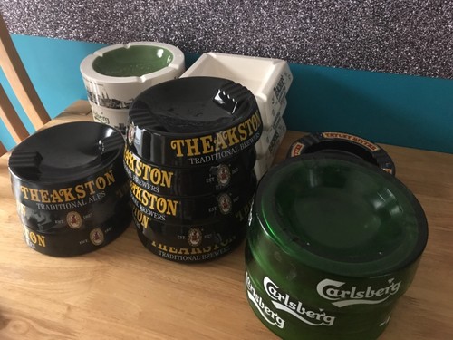 Pub ashtray carlsberg - ,, tetley