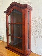Vintage Wooden Curio Cabinet