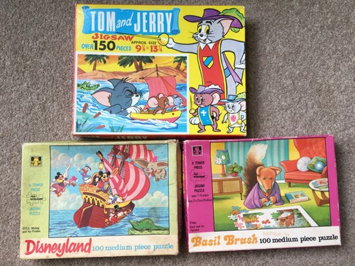Vintage jigsaw puzzles - puzzles, disney