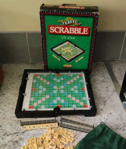 1997 travel scrabble deluxe - scrabble,