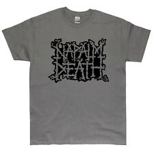 NAPALM DEATH New T-SHIRT sizes S M L XL XXL colours White, Charcoal Grey 