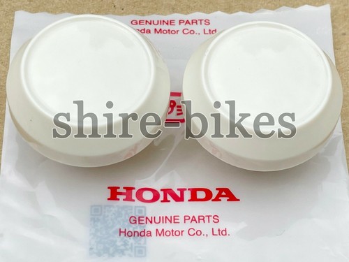 New honda cream fork caps - new,